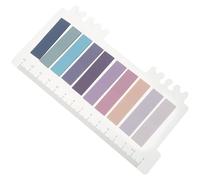 CONGARTENO 200pcs Household Sticky Page Markers Transparent Writable Index Tabs for Learning Accessories Reusable Highlight Strips for Office and Study Portable Book Flags