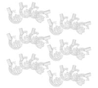 CONGARTENO 200pcs Small Plastic LED String Light Shades Moon and Castle Shape Lampshade Covers for Outdoor Party Nursery Decoration