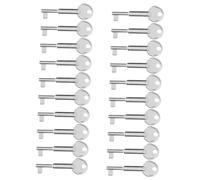 CONGARTENO 20pcs Alloy Emergency Stop Button Keys Type Fire Alarm Systems Replacement Emergency Stop Switch Key for Reliable Safety Management in Industrial and Commercial Use