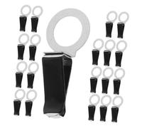 CONGARTENO 20PCS Car Vent Air Freshener Clips Black, Mini Aromatherapy Diffuser Clamp for Essential Oil Scents, Car Interior Fragrance Holder Compatible Air Vent, Automotive Scent Decoration
