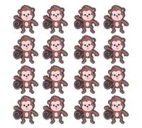 CONGARTENO 20pcs Monkey Pencil Topper Decorations Detachable PVC Pencil Charms for Fit Classroom Prizes Rewards Creative School Supplies for Students