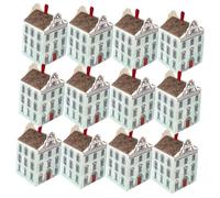 CONGARTENO 20Pcs Nordic Style House Shaped Candy Boxes for and Treats Creative Baking Packaging for Sweets Snacks Halloween Party Decoration Romantic Festival Present Containers