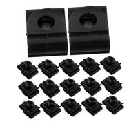 CONGARTENO 20pcs Plastic Retainer Clips U-shaped Bolt Fasteners for Car Wheel Arch Covers Underbody Panels Automotive Fixing Nuts Hardwearing Material Easy Installation