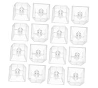 CONGARTENO 20pcs Transparent Mechanical Keycaps High Transparency Clear Key Caps for Gaming Keyboard Backlight Compatible with Mechanical Keyboards Replacement Key Covers