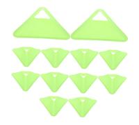 CONGARTENO 20pcs Triangular Sports Training Cones for Soccer Football Basketball High Visibility Agility Markers for Athletic Drills Coordination Skill Development