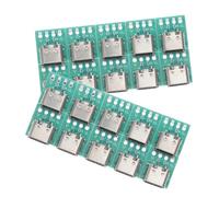 CONGARTENO 20Pcs USB C Converter Board DIY Pcb Module for Cables Durable Socket Connector with Enhanced Stability User Friendly Design Compatible with Various Devices