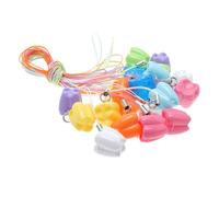 CONGARTENO 24pcs Cute Tooth Fairy Keepsake Box Boy Girl's Milk Tooth Box Plastic Storage Case Portable Collector for Boys and Girls Party Favor Random Color