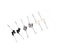CONGARTENO 24Pcs Pearl Scarf Brooch Clips U Shaped Design Hijab Pins for Women Muslim Headscarf Accessories for Parties Proms and Celebrations