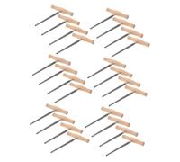 CONGARTENO 24pcs Tapered Violin Luthier Tool for Violin Peg Precision Hole Shaping for Professional Instrument Repair