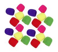 CONGARTENO 25pcs Thickened Microphone Covers Sponge Mic Windscreen Covers for Handheld Microphone Mic Protective Sleeve Red Yellow Pink Green Purple Colors for Ktv Recording and Conference