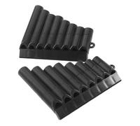 CONGARTENO 2pcs 8-hole Abs Pan Flute for Beginners and Students, Mini Portable Pan Pipes Musical Instrument, Black Educational Wind Instrument and Music Practice