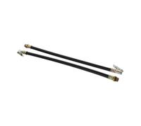 CONGARTENO 2pcs Air Pump Replacement Hose Tubes for Car Motorcycle Tire Inflator Extension Alloy and Plastic with Tight Seal Lock Chuck Compatible with Vehicle Tires