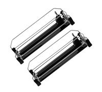 CONGARTENO 2pcs Automatic Beverage Can Pushers for Fridge Organizer Dispenser Sliding Drink Storage for Supermarket Shelves and Freezer Display Units