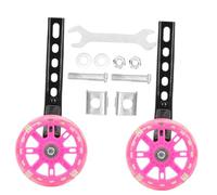 CONGARTENO 2pcs Bike Training Wheels with Flashing LED Lights Stable Auxiliary Balance Wheels for Bicycles Safety Enhancer for Learning to Ride