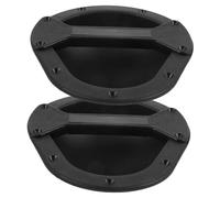 CONGARTENO 2pcs Black Recessed Speaker Handles Replacement for Speaker Cabinet with Sturdy and Stable Plastic Construction, Sl nd Modern Design for Stage Grip and Live Sound Equipment