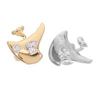 CONGARTENO 2pcs Bling Heart Rhinestone Tooth Grill Caps for Men Women Soft Comfortable Hip Hop Mouth Jewelry Single Front Teeth Cover Stylish Cosplay Costume Accessories