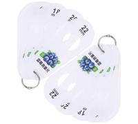 CONGARTENO 2pcs Blueberry Diameter Caliper Fruit Measuring Gauge Portable Berry Tool for Accurate Measurement of Blueberries and Various Fruits and Reusable