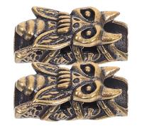 CONGARTENO 2pcs Brass Bee Charms with Vintage Honeybee Pendants for DIY Jewelry Making Kits Hardworking Insect Embellishments for Earrings Necklaces Bracelets Crafting
