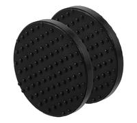 CONGARTENO 2pcs Car Jack Support Pads with Hydraulic Pump Pallet and Front Wheel Rubber Pads for Secure Rapid Lifting and Precise Positioning of Vehicle Underside Protection