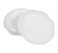 CONGARTENO 2pcs Ceramic Appetizer Plates Multi Function Decorative Sauce Dishes Small Soy Sauce Dip Bowls Stackable and Stain Resistant for Serving Condiments and Snacks
