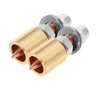 CONGARTENO 2PCS Copper Collet Chuck for Car Sheet Metal Repair Dent Puller Machine Accessories with Enhanced Grip Compact Suitable for Automotive Collision Repair and Professional Auto