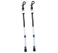 CONGARTENO 2Pcs Golf Score Counter Bead Scorekeeper with Buckle Plastic Stroke Counting Tool for Golfers Outdoor Sports Accessories