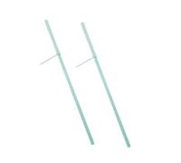 CONGARTENO 2pcs Growth Chart Wall Height Measurement Ruler for Adults Plastic Removable Height Chart with Clear Recording for Bedroom Decoration Safe Material