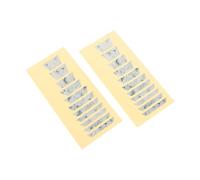 CONGARTENO 2pcs Guitar Fretboard Note Stickers Self Adhesive Inlay Decals for Acoustic Electric Bass Guitars Easy Installation Longterm Adhesion Colorcoded Learning Tool for Beginners and
