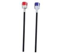 CONGARTENO 2pcs Halloween King Scepter Lightweight Plastic Canes for Role Play Costume Party Witch Wizard Staff Props for Stage Performances and Dress-up