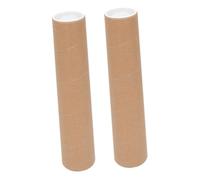 CONGARTENO 2pcs Heavy Duty Document Storage Tubes with Caps X Portable Art Mailing Tubes for Paintings Posters Drawings Blueprint Transport and Safe Storage