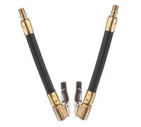 CONGARTENO 2PCS High-Pressure Tire Inflator Extension Hose with Quick Connect Air Chuck Adapter for Car Maintenance Car Tire Pump Tubing for Extended Inflation Access and Precise Pressure