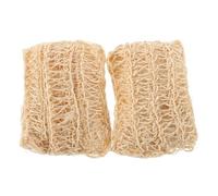 CONGARTENO 2pcs Loofah Bath Scrubber Natural Silk Gourd Sponge Exfoliating Body Scrubber Soft Non-Scratch Sponges for Shower Deep Cleaning Dead Skin Removal for Men and Women Sensitive Skin