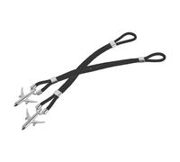 CONGARTENO 2Pcs Men’S Airplane Bracelet Set with Silver Dual-Hole Clasp and Black Paracord Rope, Adjustable Nautical Travel Wristbands for Pilots and Trendy Casual Wear