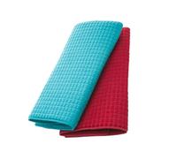CONGARTENO 2PCS Microfiber Dish Drying Mats Non-Slip Absorbent Rectangular Tableware Pads Multipurpose Kitchen Counter Protectors Foldable Easy Clean Random Color