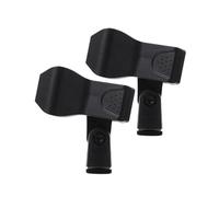 CONGARTENO 2pcs Microphone Clips Mic Holders Easy Installation Practical Mic Stand Clamps for Ktv Stage Concert Performance