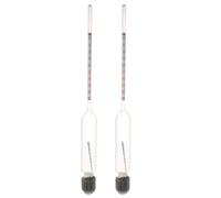 CONGARTENO 2pcs Milk Hydrometer Calibrated Density for Cow and Goat Milk with Precise Analytical Readings Construction for Dairy Products Testing
