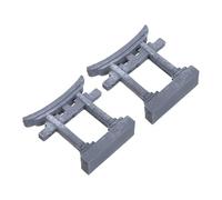 CONGARTENO 2Pcs Mini Japanese Torii Gate Resin Figurines, Small Decorative Micro Landscape Ornaments for Fairy Gardens, Fish Tank Shrine Accessories, Asian Style Home Décor