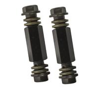 CONGARTENO 2pcs Motorcycle Front Brake Hose Extension Kit Metal Brake Line Extension Fittings Compatible with Various Models Easy Installation Random Color