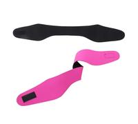 CONGARTENO 2pcs Neoprene Adjustable Swimming Headband Ear Protection Band for Adults Ear Guard Hair Band for Water Sports Like Surfing Kayaking Bathing Lightweight Rosy Black