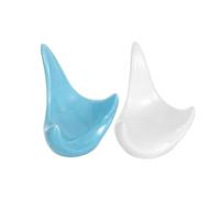 CONGARTENO 2pcs Ocarina Stand for 6-hole and 12-hole Ceramic Ocarinas - Musical Instrument Display Holder with Tripod Base for Wind Flute Accessories in Blue