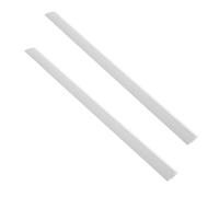 CONGARTENO 2Pcs Plastic Dustpan Lip Replacement Strips Soft Edge Inserts for Corner Cleaning Dustpan Edge Strip Replacement Lightweight and Practical