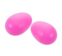 CONGARTENO 2pcs Plastic Egg Shaped for Auditory Sensory Development Safe Musical Maracas for Dance Performance Fun Play Eggs