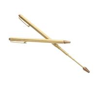 CONGARTENO 2pcs Portable Copper Dowsing Rods Outdoor Water Detection Divining Probe Sturdy Smooth Surface Professional Divining Tool for Accurate Swing and Use