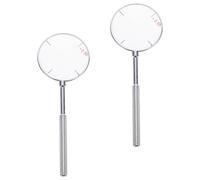 CONGARTENO 2pcs Portable Cylinder Lens Tools for Optometry, Cross Cylinder Astigmatism Lens Accessory Set 50-degree, Lightweight Eyeglass Supply for Optical Examination