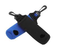 CONGARTENO 2pcs Portable Golf Ball Carrying Bag Diving Material Organizer for Travel and Club Storage Compact Lightweight Golf Ball Pouch with Quick Access for Practice and Games Black Blue
