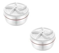 CONGARTENO 2pcs Portable Mini Washing Machine Usb-powered Low Noise Compact Washer for Underwear Socks and Small Clothes for Apartments and Travel