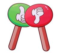 CONGARTENO 2Pcs Portable Voting Paddle Double Sided PVC Teacher Judging Board Thumb Up Down Classroom Interaction Supplies