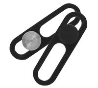 CONGARTENO 2pcs Privacy Camera Cover Slider for Smartphone 16/16 Pro Front Lens, Black and Silver Plastic Camera Covers for Personal Security and Privacy Protection