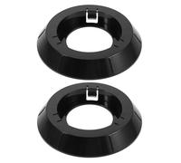 CONGARTENO 2Pcs Propane Cylinder Base Gas Tank Bracket with Plastic Stabilizer Stand for Camping, Outdoor Cooking, Hiking, and Picnic Gas Bottle Holder