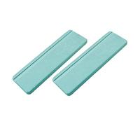 CONGARTENO 2pcs Quick Drying Diatom Coaster Non Slip Multipurpose Wash Mats for Bathroom and Kitchen Water Absorbent Soap Saver Pads for Cups and Toiletries Green